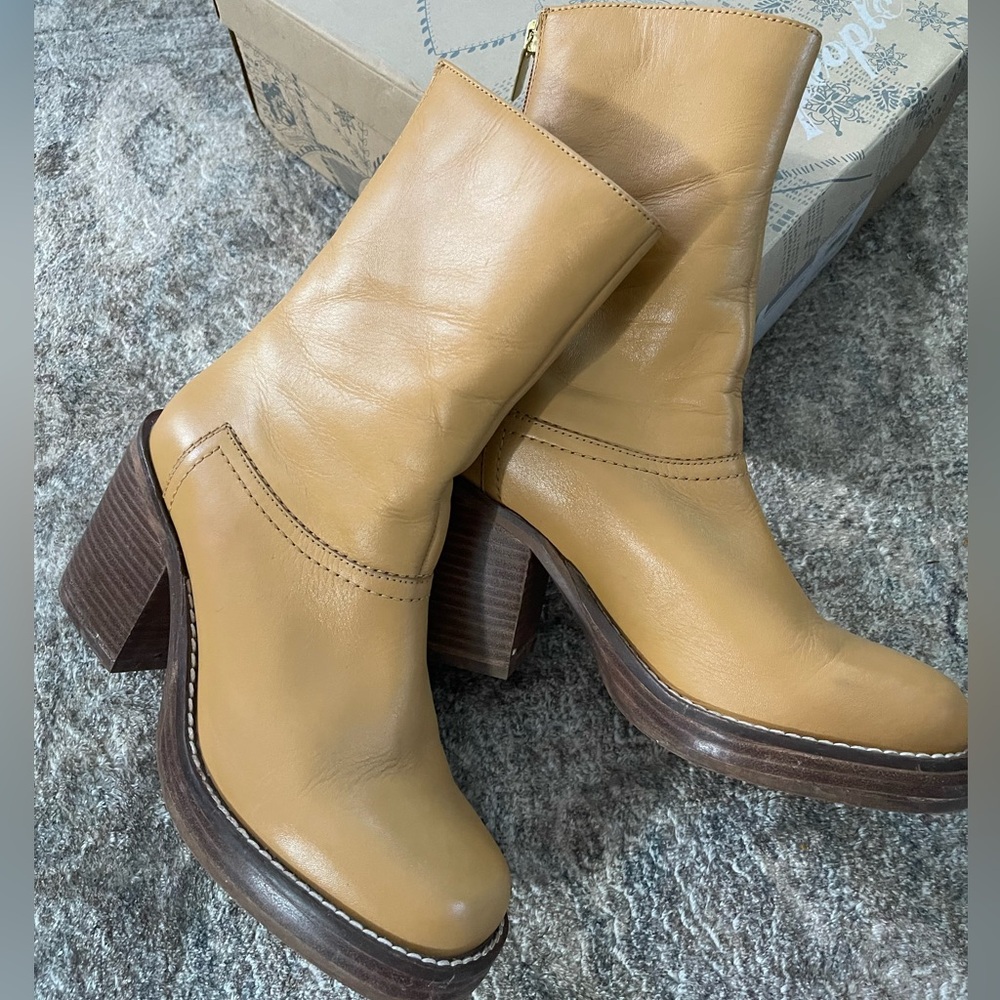 Free People Portwood Block heel boots